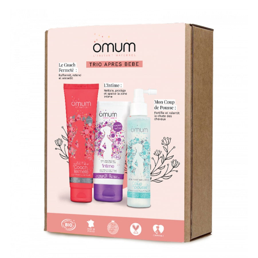 Coffret cadeau Omum Trio Après Bébé Bioes 