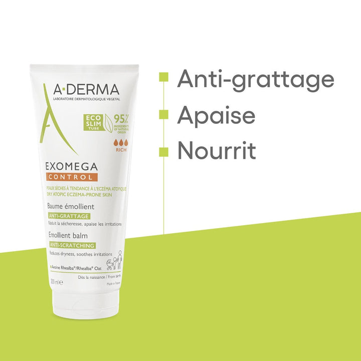 A-Derma Exomega Control Anti-Scratching Emollient Balm