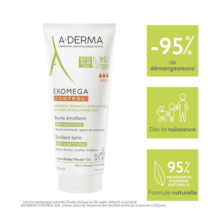A-Derma Exomega Control Anti-Scratching Emollient Balm