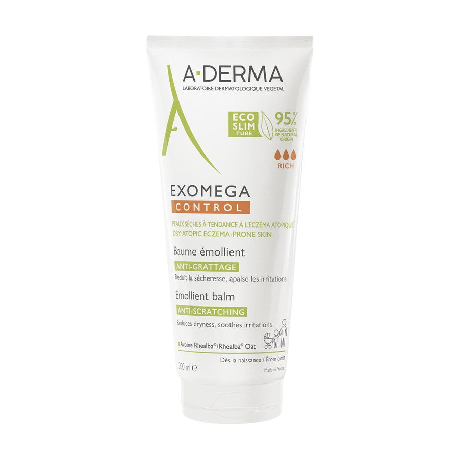 A-Derma Exomega Control Anti-Scratching Emollient Balm - 200ml