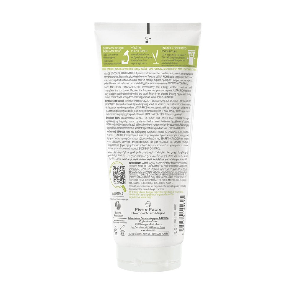 A-Derma Exomega Control Anti-Scratching Emollient Balm