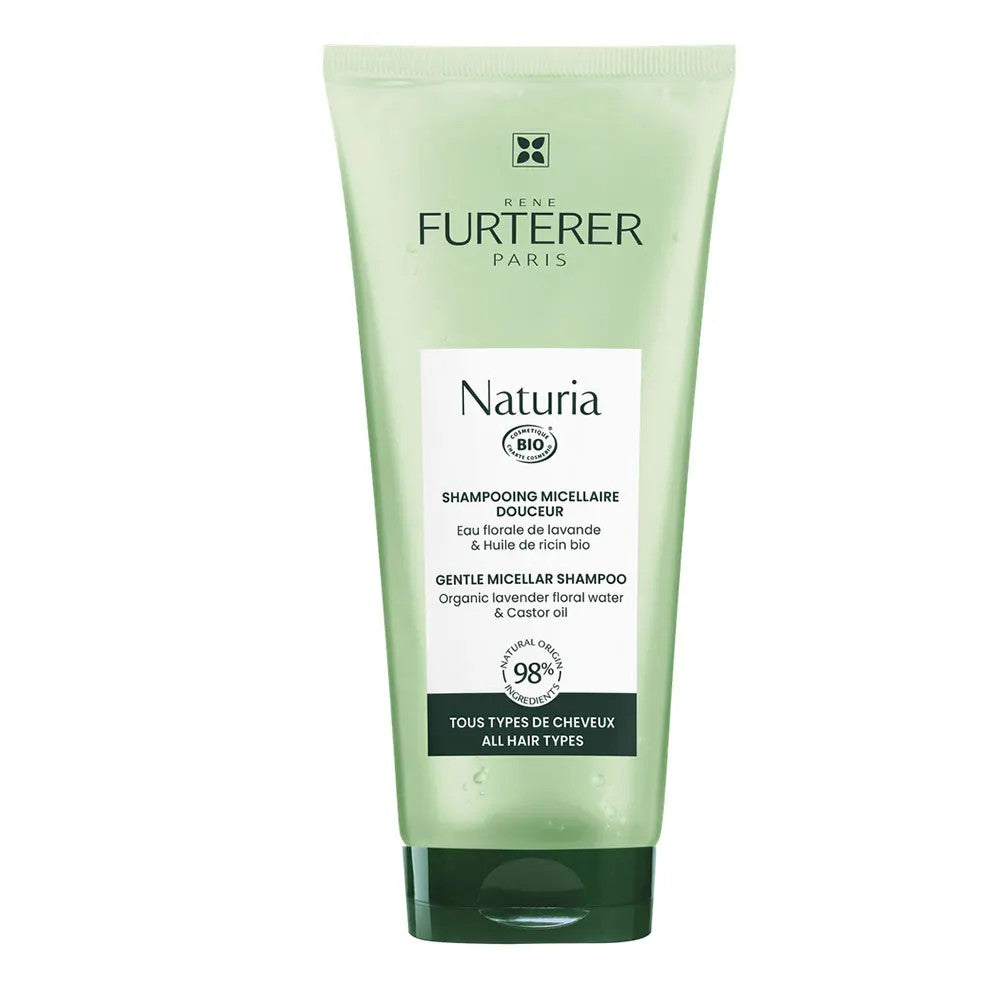 Rene Furterer Naturia Gentle Micellar Shampoo with Lavender Floral Water and Organic Castor Oil