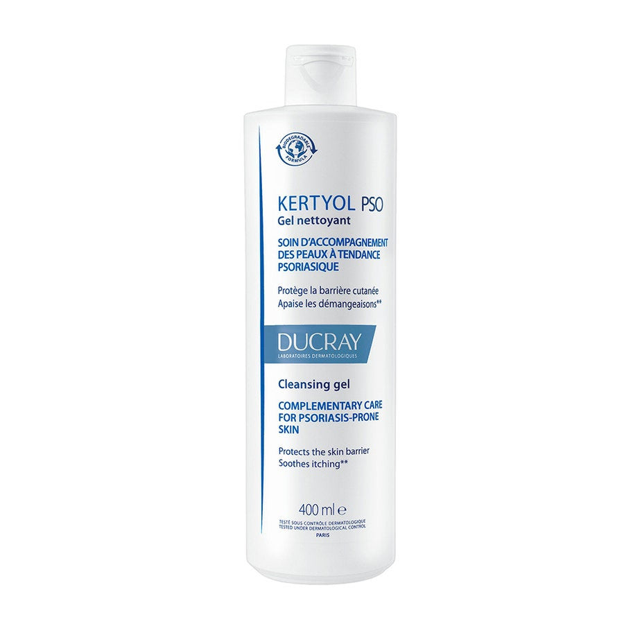 Ducray Kertyol P.S.O Ultra-Rich Cleansing Gel for Psoriatic-Prone Skin 400ml (13.52 fl oz)