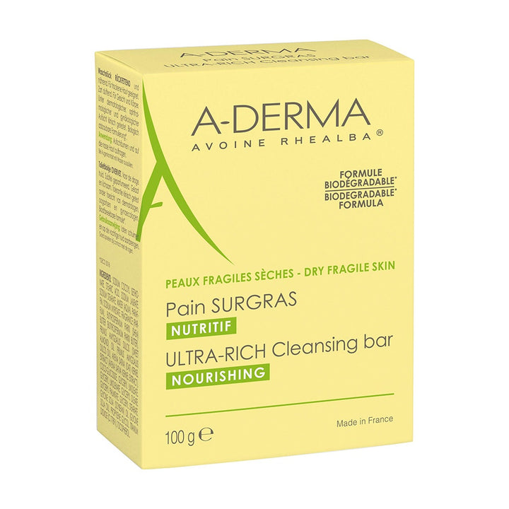 A-Derma Rhealba oats Rhealba Superfatted Soap Bar With Oat Milk100g (3.53oz) 100g (3.53oz)