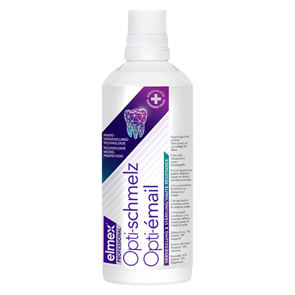 Elmex Opti-Email Dental Solution Protection And Erosion 400ml (13.53fl oz)