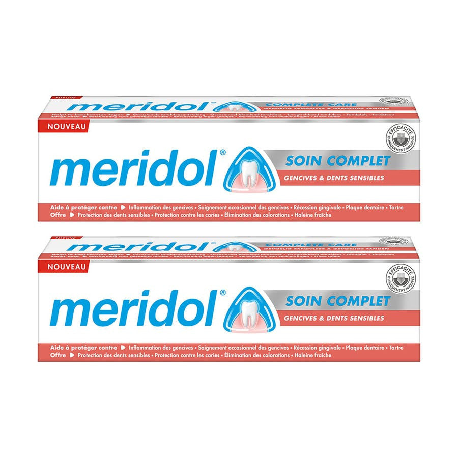 Meridol Complete Care Sensitivity Toothpaste 75ml x2 (2.53fl oz x2)