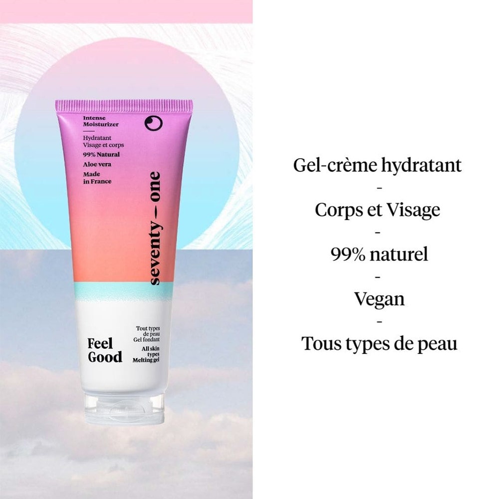 Soixante-° à se sentir bien hydratant pour le visage Gel-Cream 75 ml (2,53fl oz)