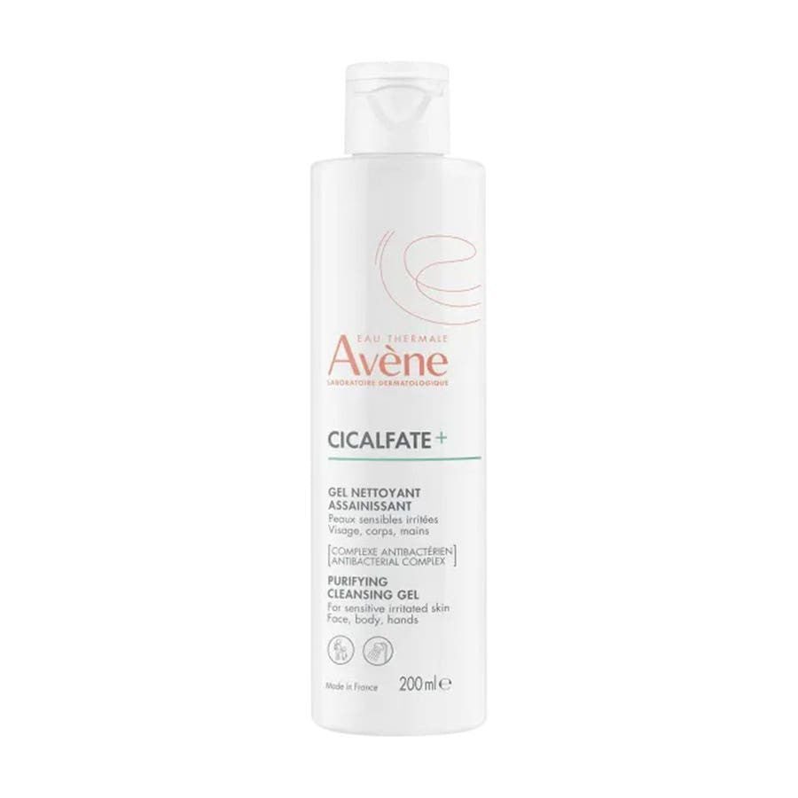 Avène Cicalfate+ Purifying Cleansing Gel for Irritated Skin 200ml (6.76 fl oz)