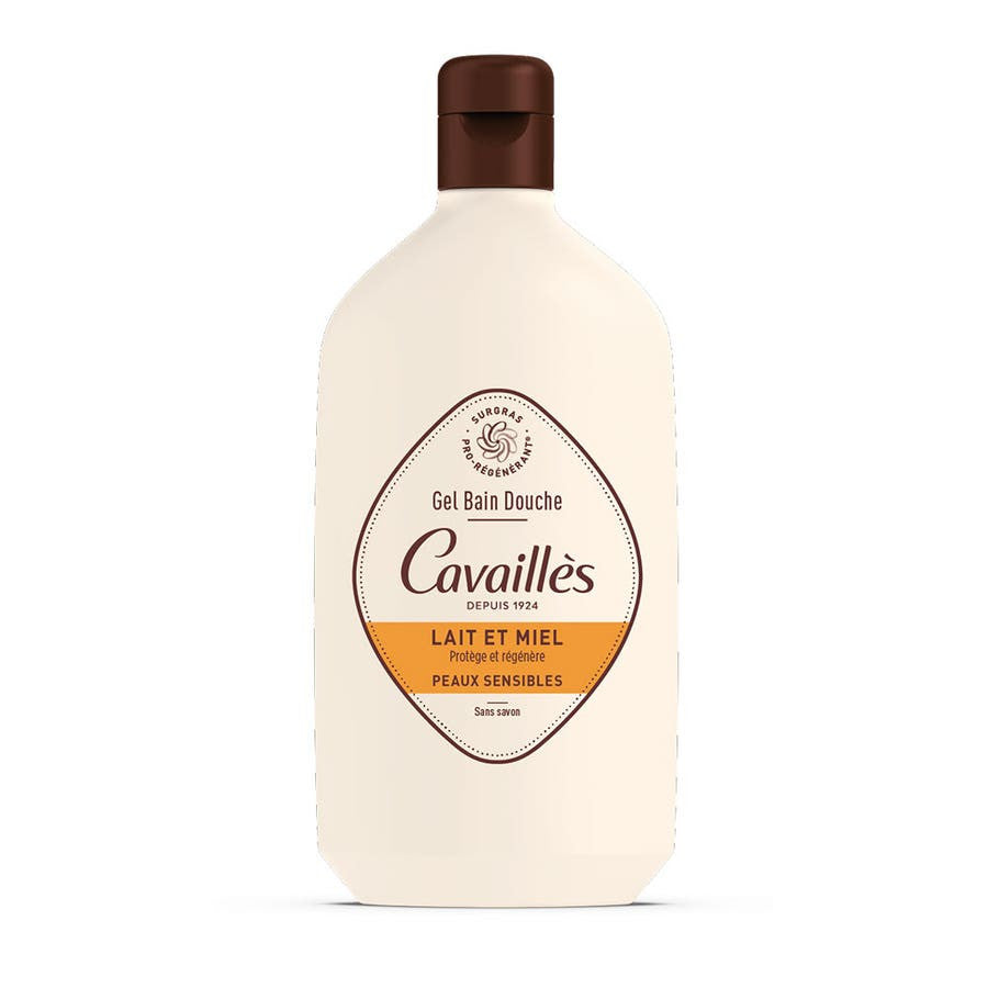 Gel douche Rogé Cavaillès au lait et au miel 