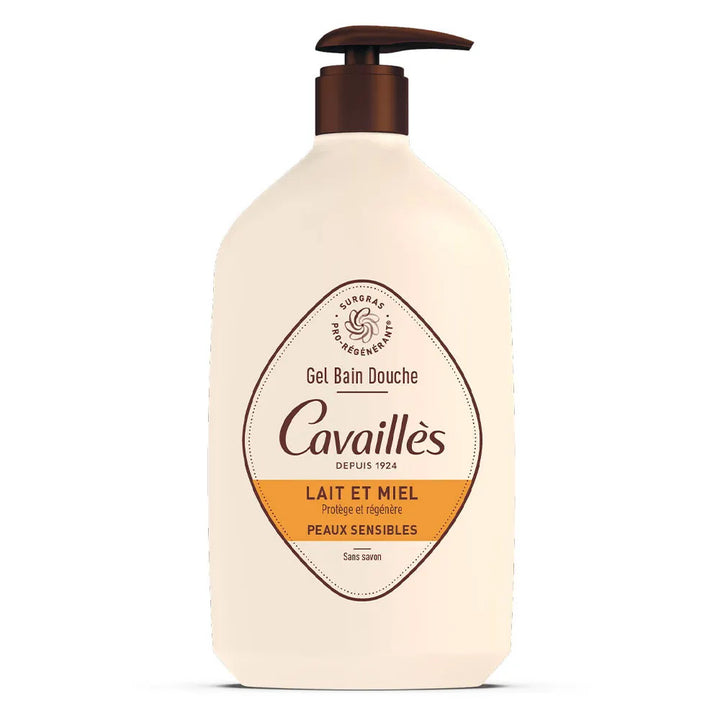 Gel douche Rogé Cavaillès au lait et au miel 