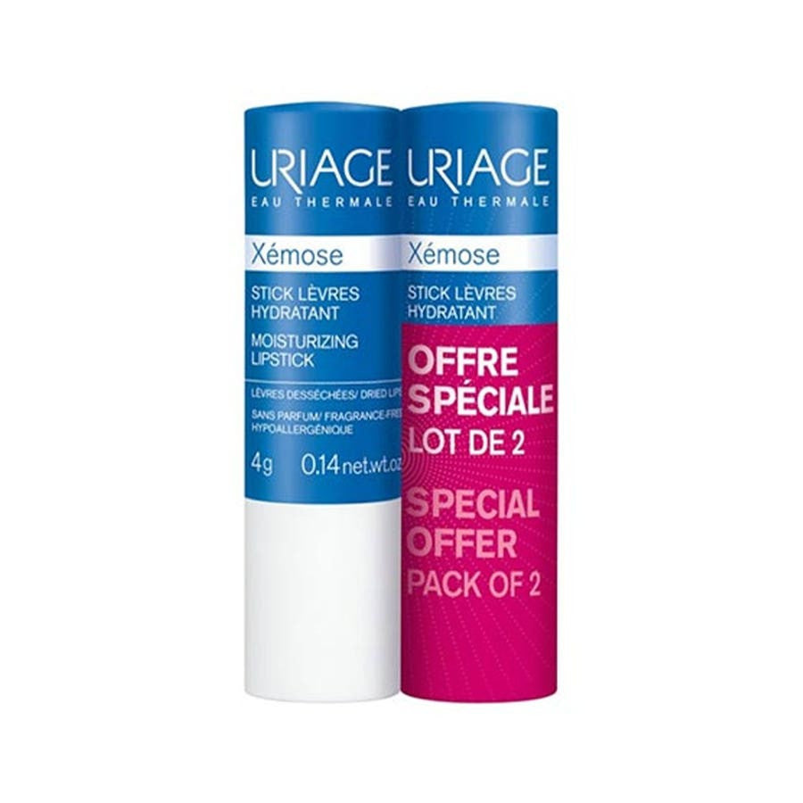 Uriage Xemose Moisturizing Lip Stick for Hydrating Dry Lips - 2x4G