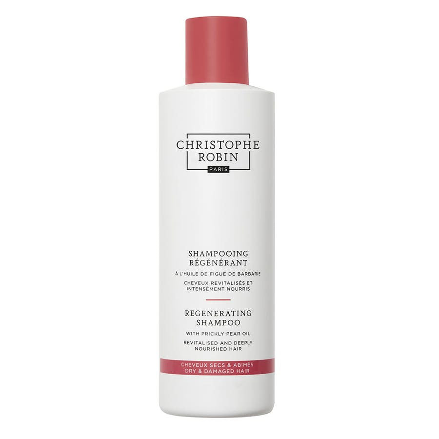 Christophe Robin Rituel Régénérant Shampoing régénérant à l'huile de figue de barbarie Cheveux secs et abîmés 250 ml (8,45 fl oz) 