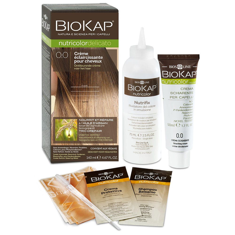 Biokap Nutricolor Nutricolor Delicato Hair Lightening Cream 140ml (4.73fl oz)