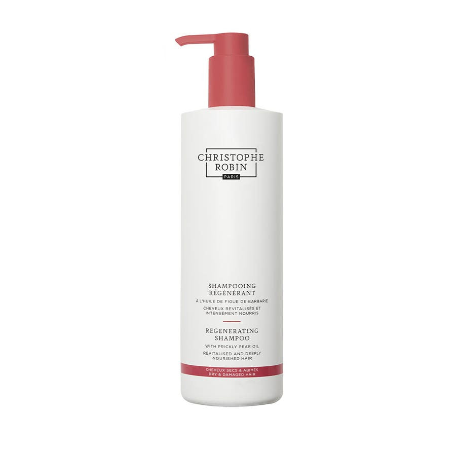 Christophe Robin Rituel Régénérant Shampoing régénérant à l'huile de figue de barbarie Cheveux secs et abîmés 500 ml (16,90 fl oz) 