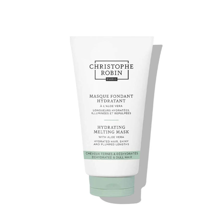 Christophe Robin Rituel Hydratant Masque Fondant Hydratant Aloe Vera Cheveux Ternes et Déshydratés 75 ml (2,53 fl oz) 