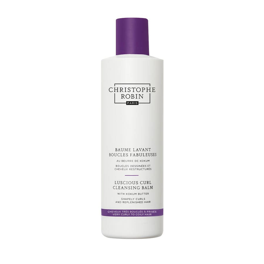 Christophe Robin Rituel Boucles Fabuleuses Baume Nettoyant au Beurre de Kokum Cheveux très bouclés à crépus 250 ml (8,45 fl oz) 