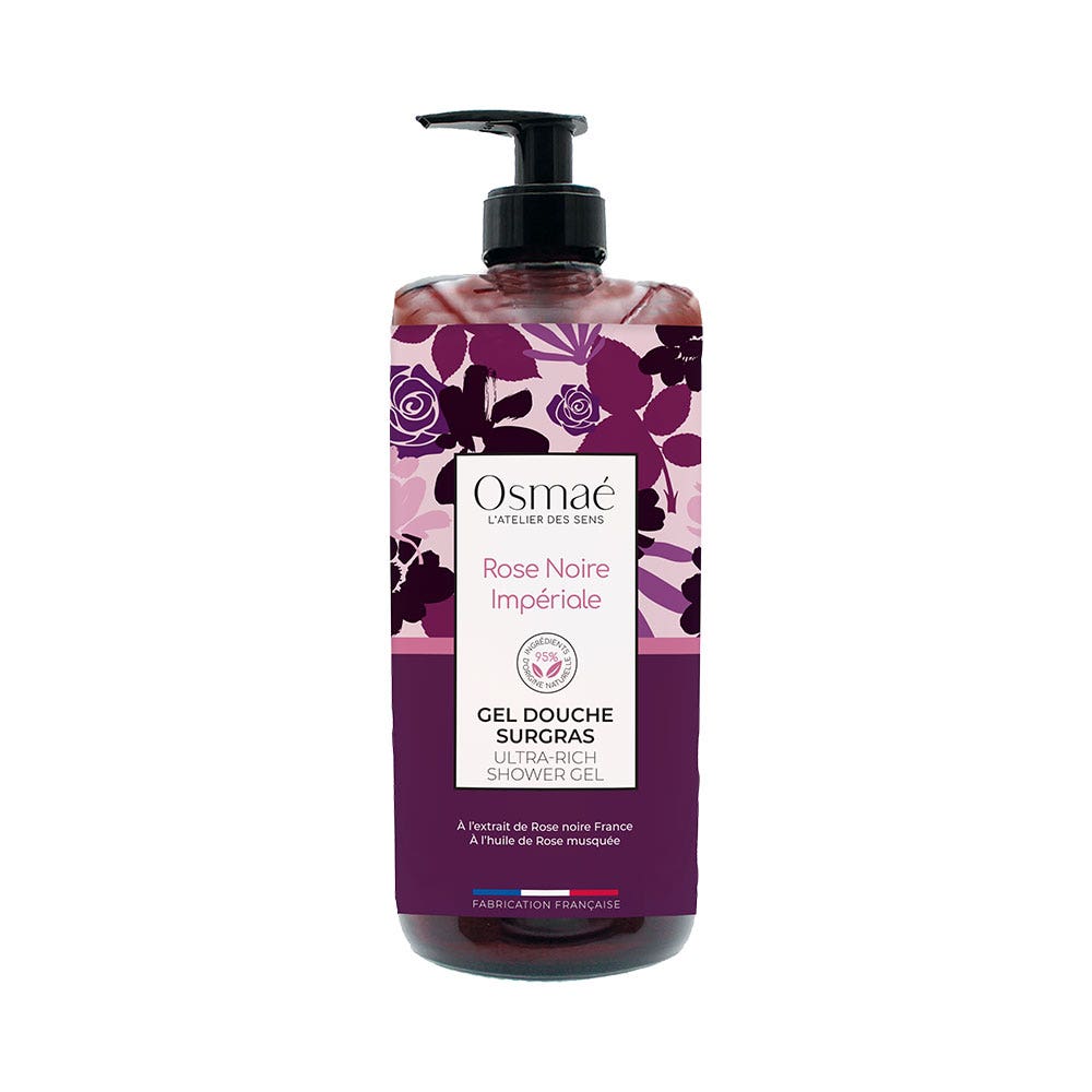 Osmae Surgras Rose Noir Imp Riale Gel de douche 100 ml (3,38fl oz)