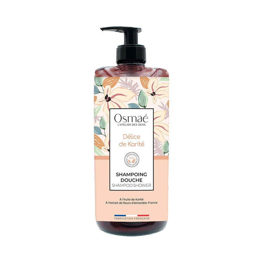 Osmae Délice de Karité Shampooing Douche 1L (33.81fl oz) 