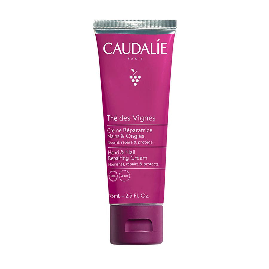 Caudalie La Crème Réparatrice Mains et Ongles Des Vignes 75 ml (2,53 fl oz) 