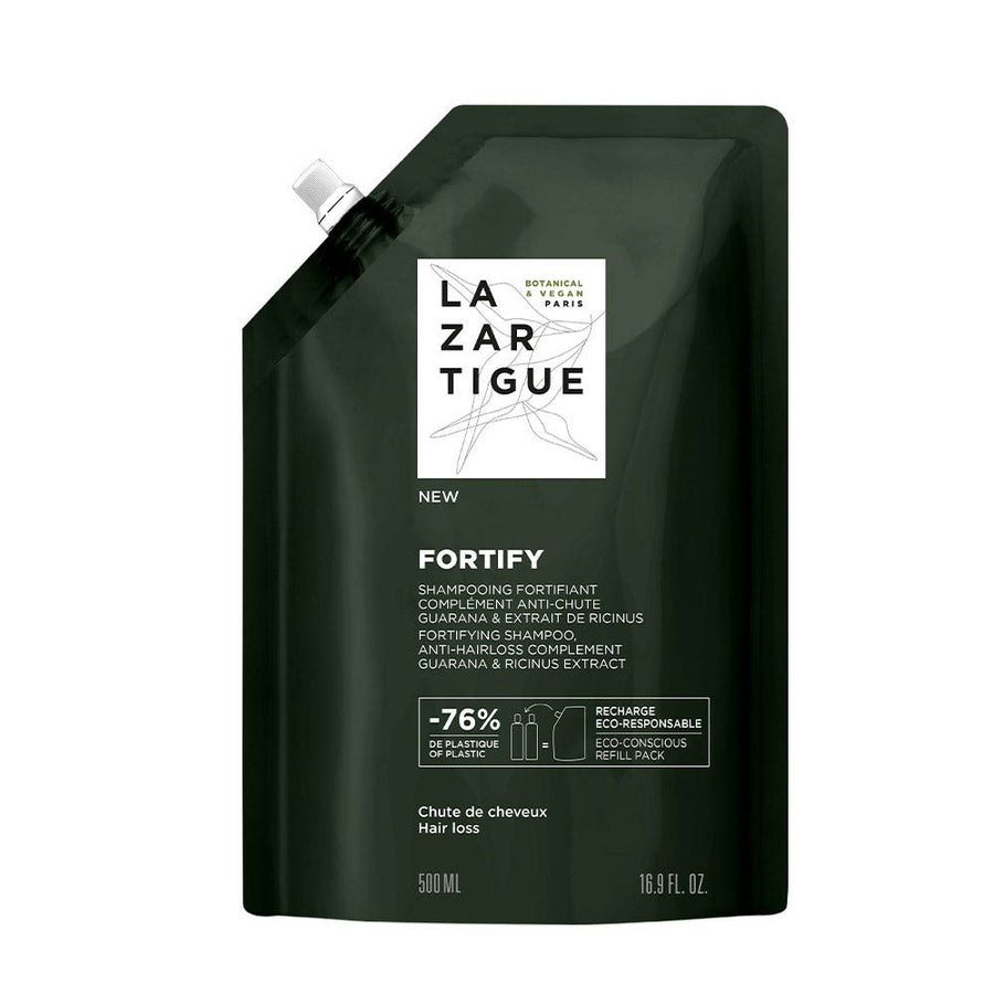 Lazartigue Fortify Eco Recharge Fortifying Shampoo Anti-Hair Loss Supplements 500ml (16.91fl oz)