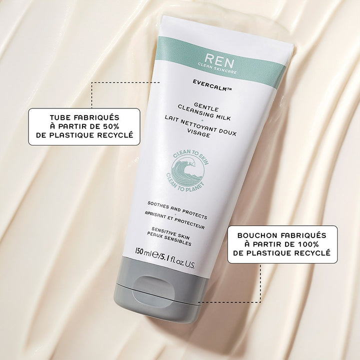 REN Clean Skincare Evercalm(TM) Soothing and protective Facial cleansing milk sensitive Skin 150ml (5.07fl oz)