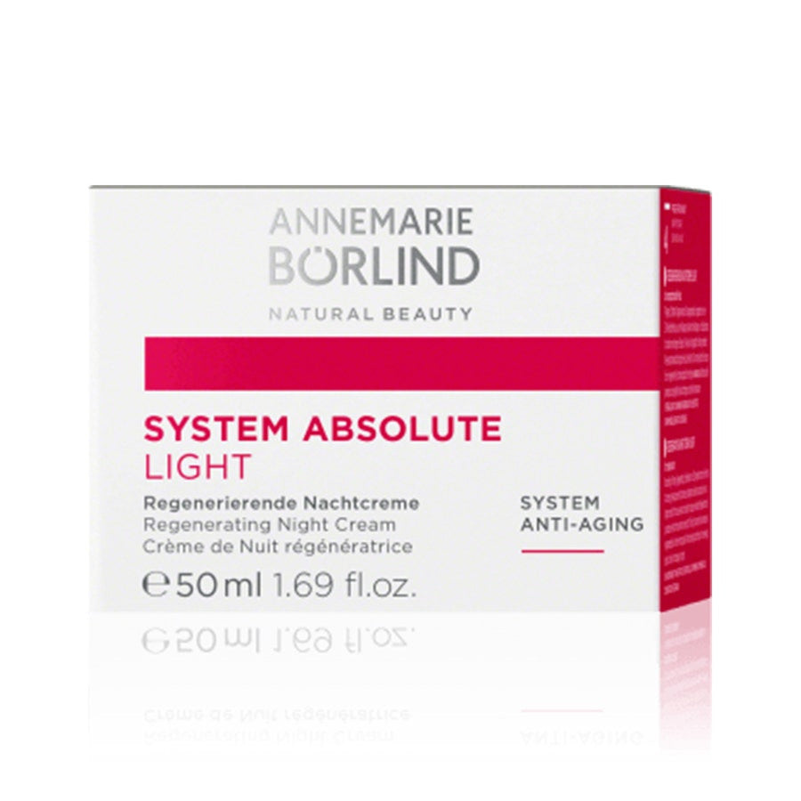 ANNEMARIE BORLIND System Absolute Light Crème de Nuit Régénérante Visage Peaux Mixtes Matures 50 ml (1,69 fl oz) 