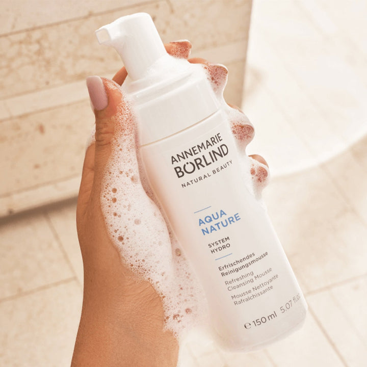 ANNEMARIE BORLIND Aquanature Refreshing Facial Cleansing Foam Dehydrated Skin 150ml (5.07fl oz)