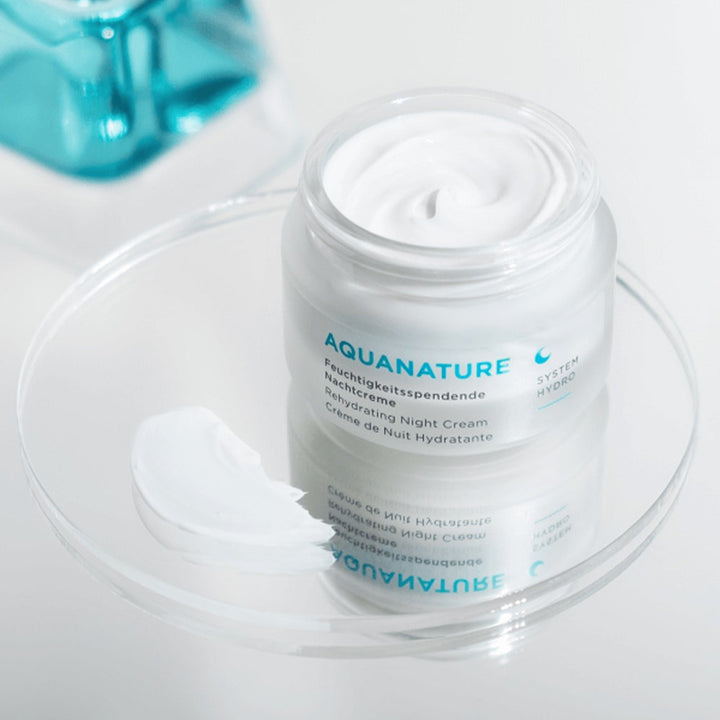 ANNEMARIE BÖRLIND Aquanature Hydrating Night Face Moisturizer for Dehydrated Skin 50ml (1.69fl oz)
