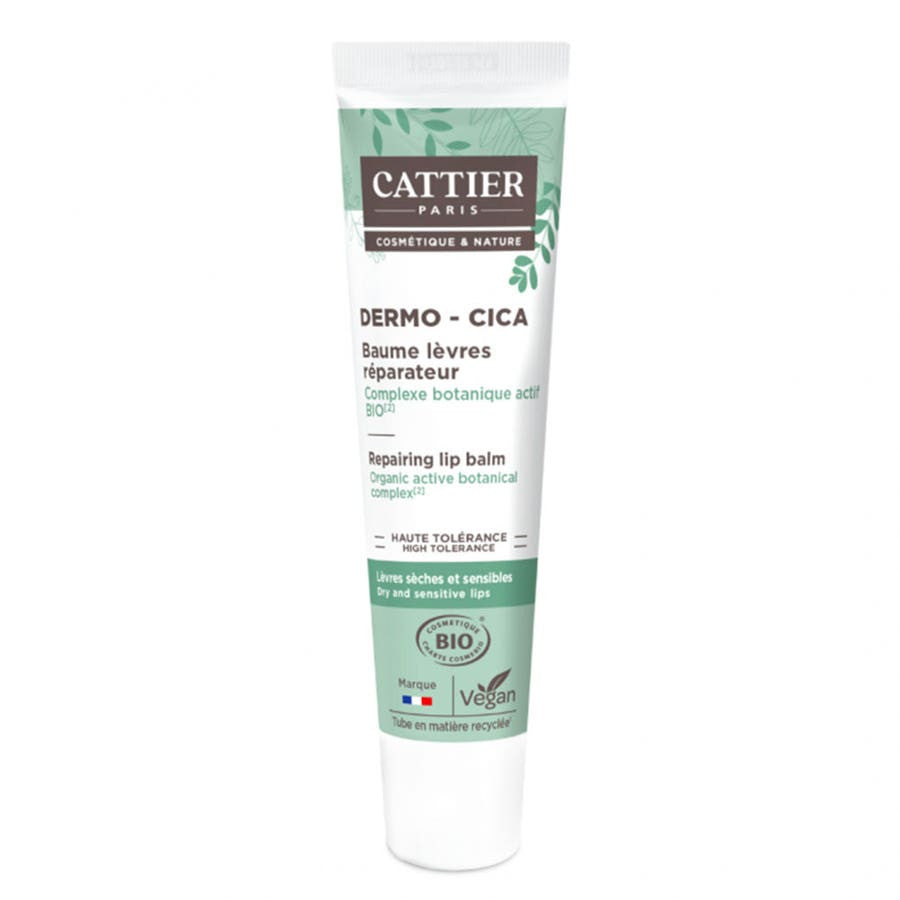 Baume à lèvres réparateur bio Dermo-Cica Cattier 15 g 