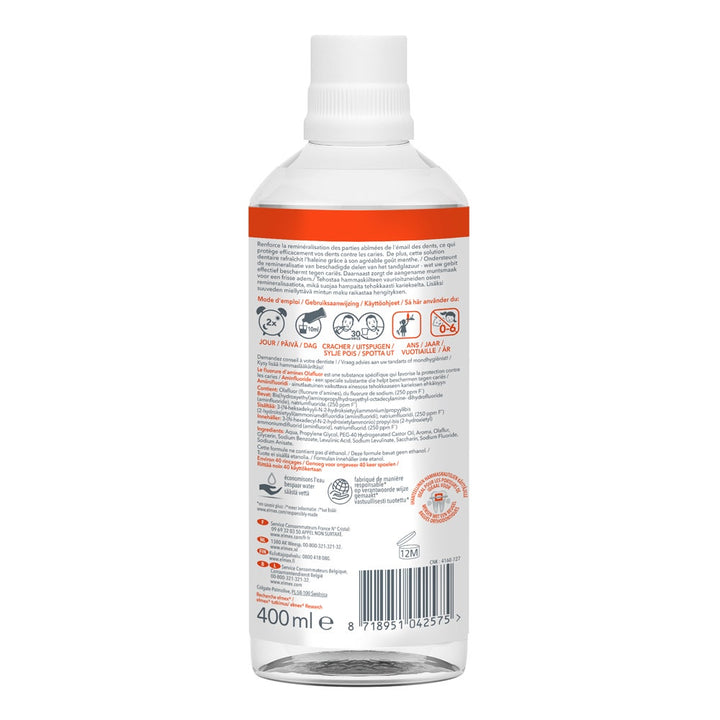 Elmex Anti-Caries Dental Solution for cavity protection alcohol free 400ml (13.53fl oz)