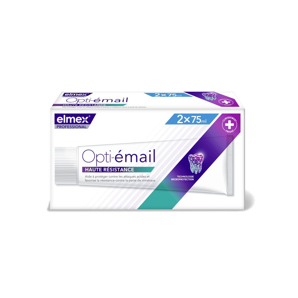 Elmex Opti-Email Protection Erosion Toothpaste 2x75ml (2.54fl oz)