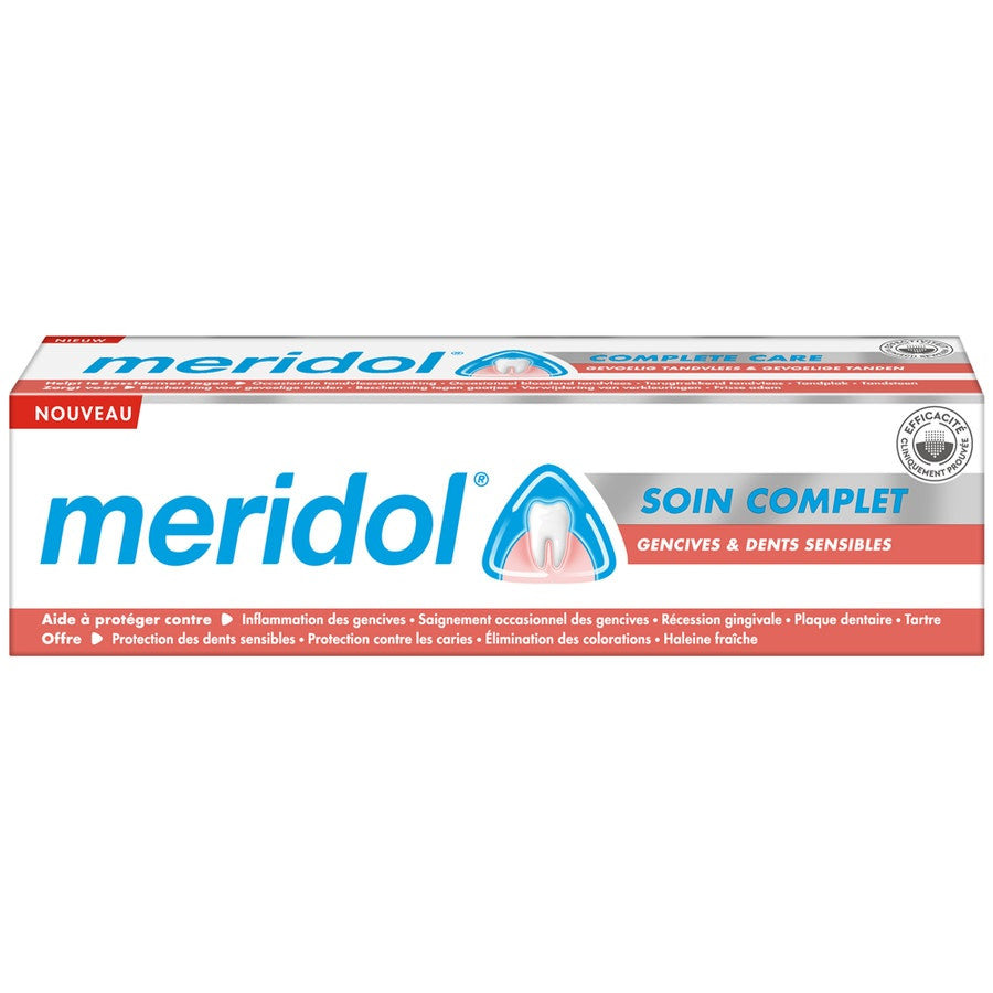 Meridol Complete Care Toothpaste for Sensitive Gums & Teeth 75ml (2.53fl oz)