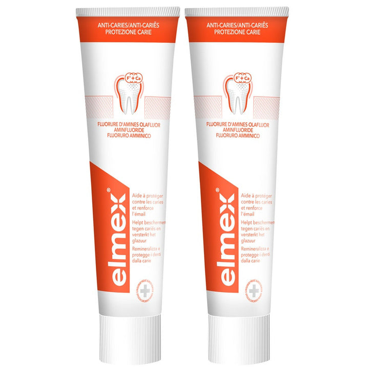 Elmex معجون أسنان مضاد للتسوس 75ml x2