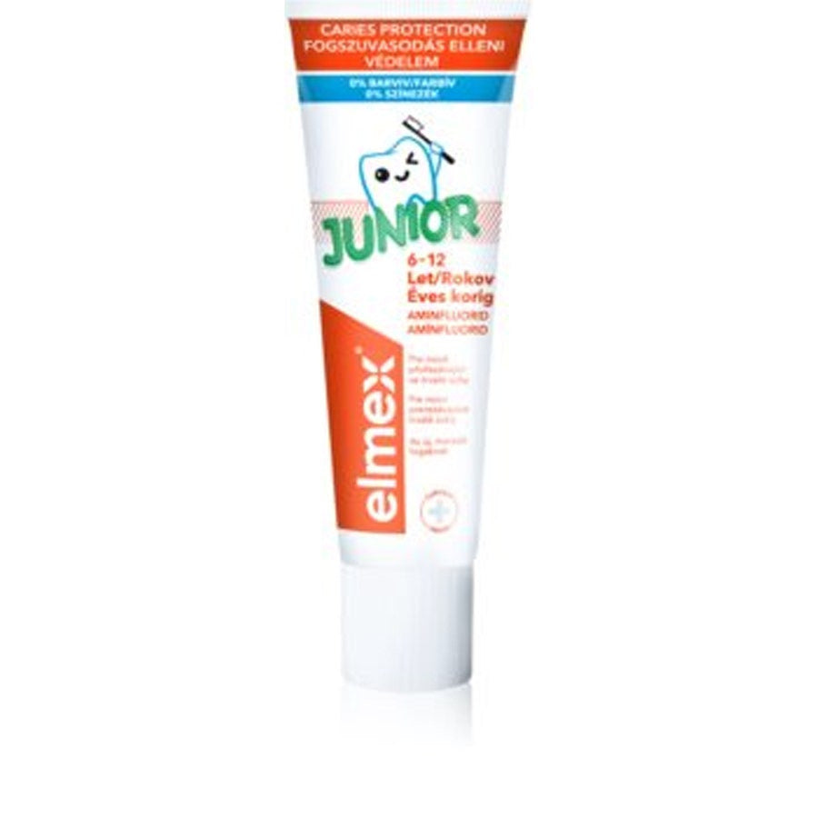 Dentifrice Elmex Junior 75 ml (2,53 fl oz) pour les 6 à 12 ans 