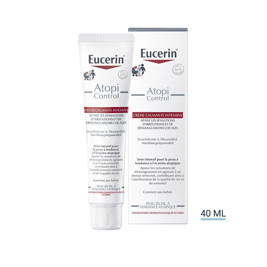 Eucerin Atopicontrol Crème Apaisante Intensive pour Peaux Très Sèches 40 ml (1,35 fl oz) 