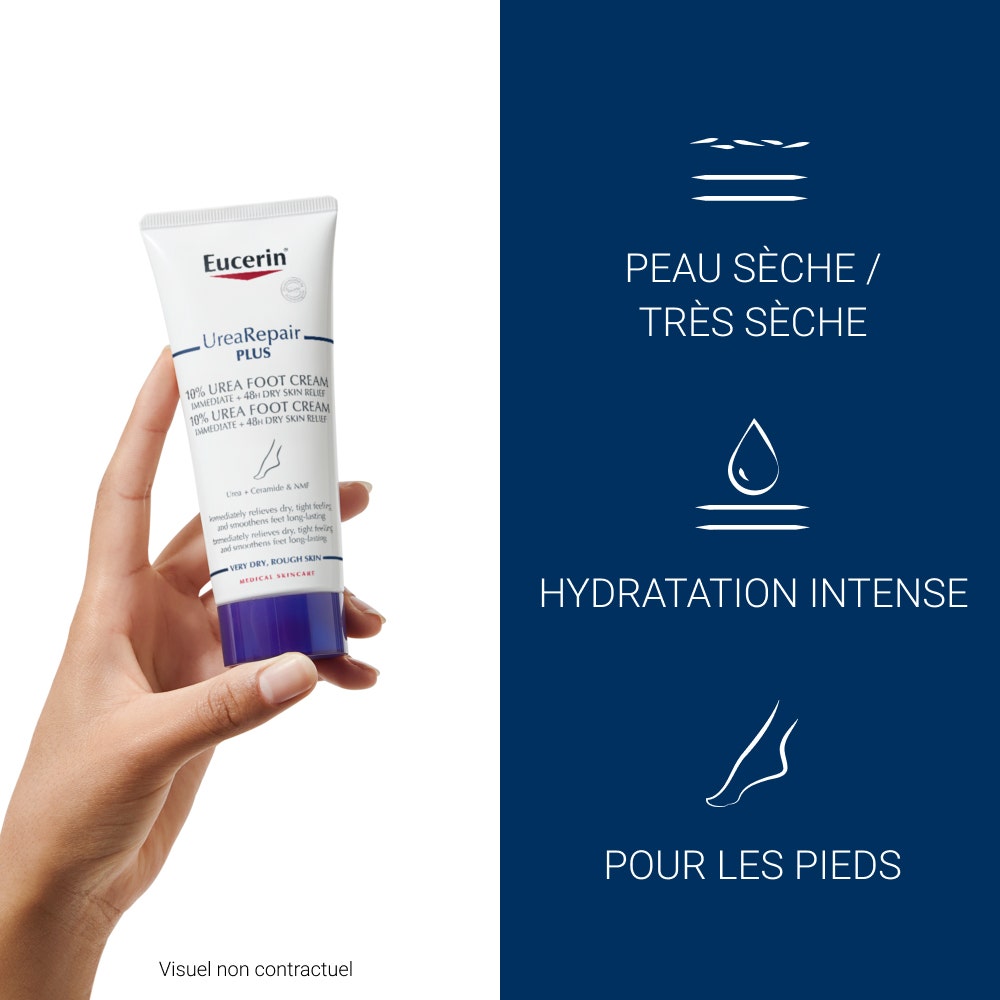 Eucerin UreaRepair Plus UreaRepair Foot Cream 10% Urea dry, rough skin 100ml (3.38fl oz)