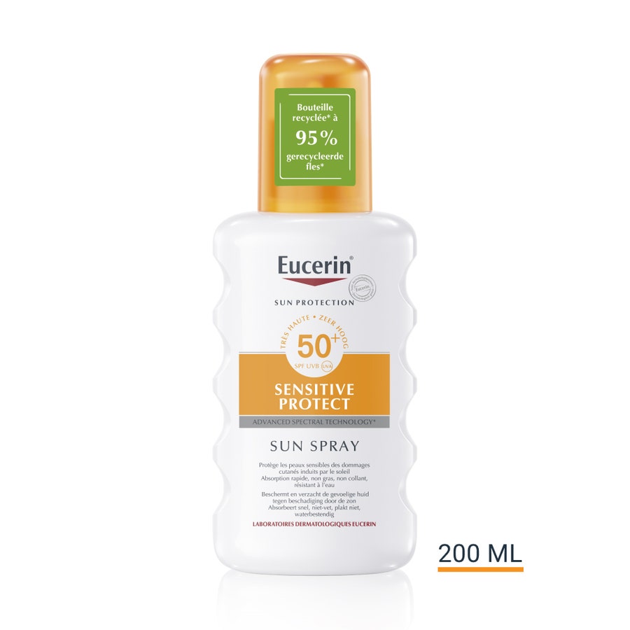 Eucerin Sun Protection Sun Spray Spf50+ 200ml (6,76fl oz)