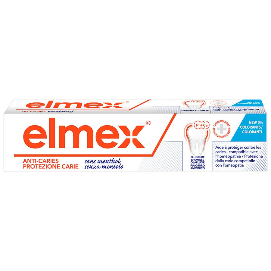 Dentifrice sans menthol Elmex 75 ml (2,53 fl oz) 