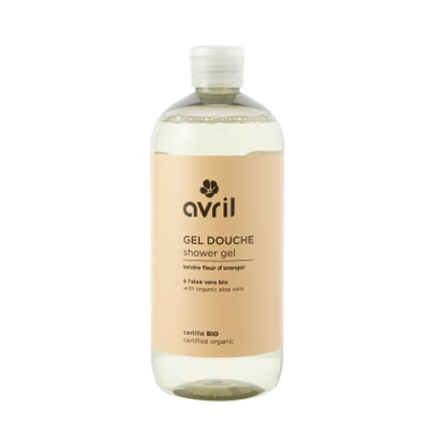 Gel douche doux à la fleur d'oranger bio Avril 500 ml 