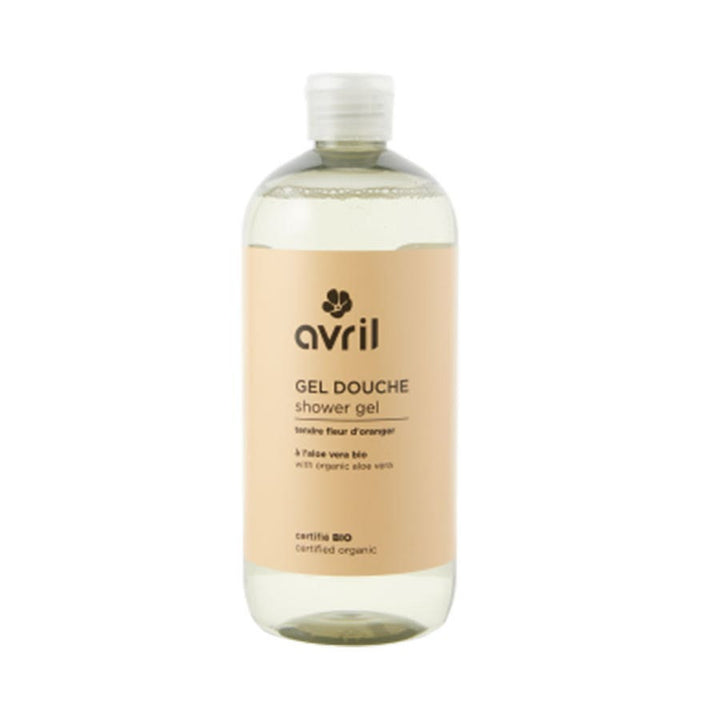Avril Gel Douche Doux à la Fleur d'Oranger Bio 500ml