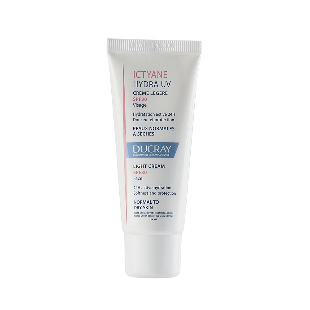Ducray Ictyane Hydra Uv Light Cream Spf30 Face 40ml (1.35fl oz)