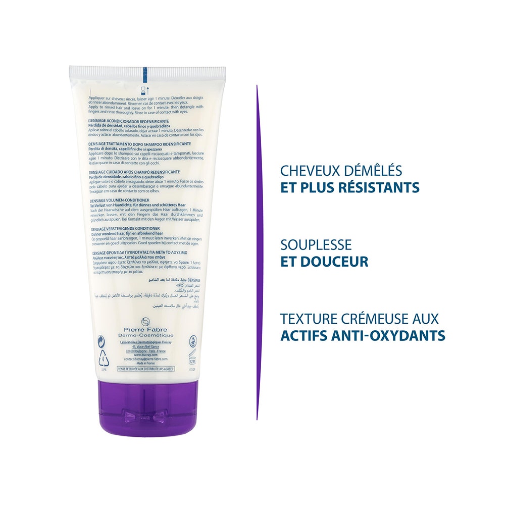 Ducray Densiage Redensifying Conditioner Thin & Brittle Hair 200ml (6.76fl oz)