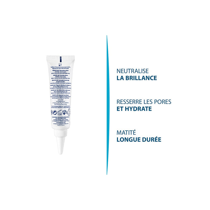 Ducray Keracnyl Mat Cream 30ml (1.01 fl oz) - Anti-Shine Matte Effect for Combination to Oily Skin