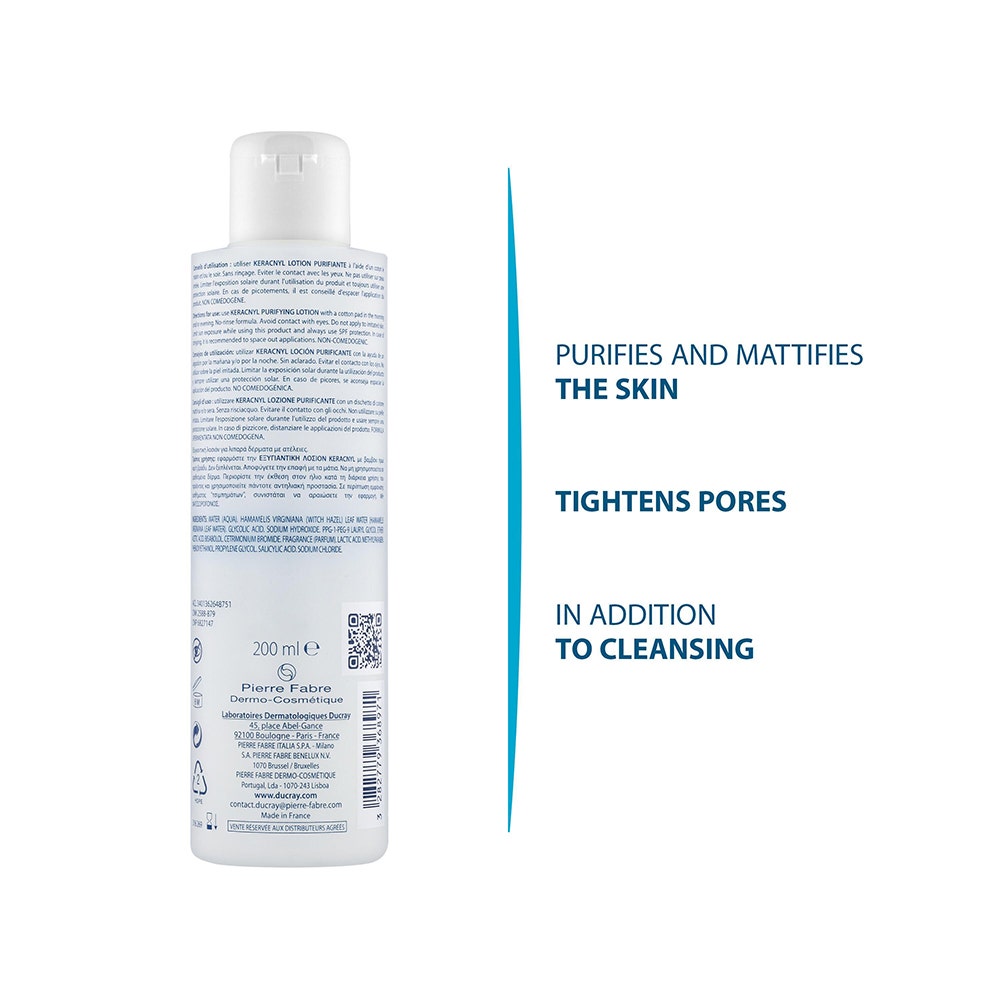 Ducray Keracnyl Purifying Lotion 200ml (6.76fl oz)