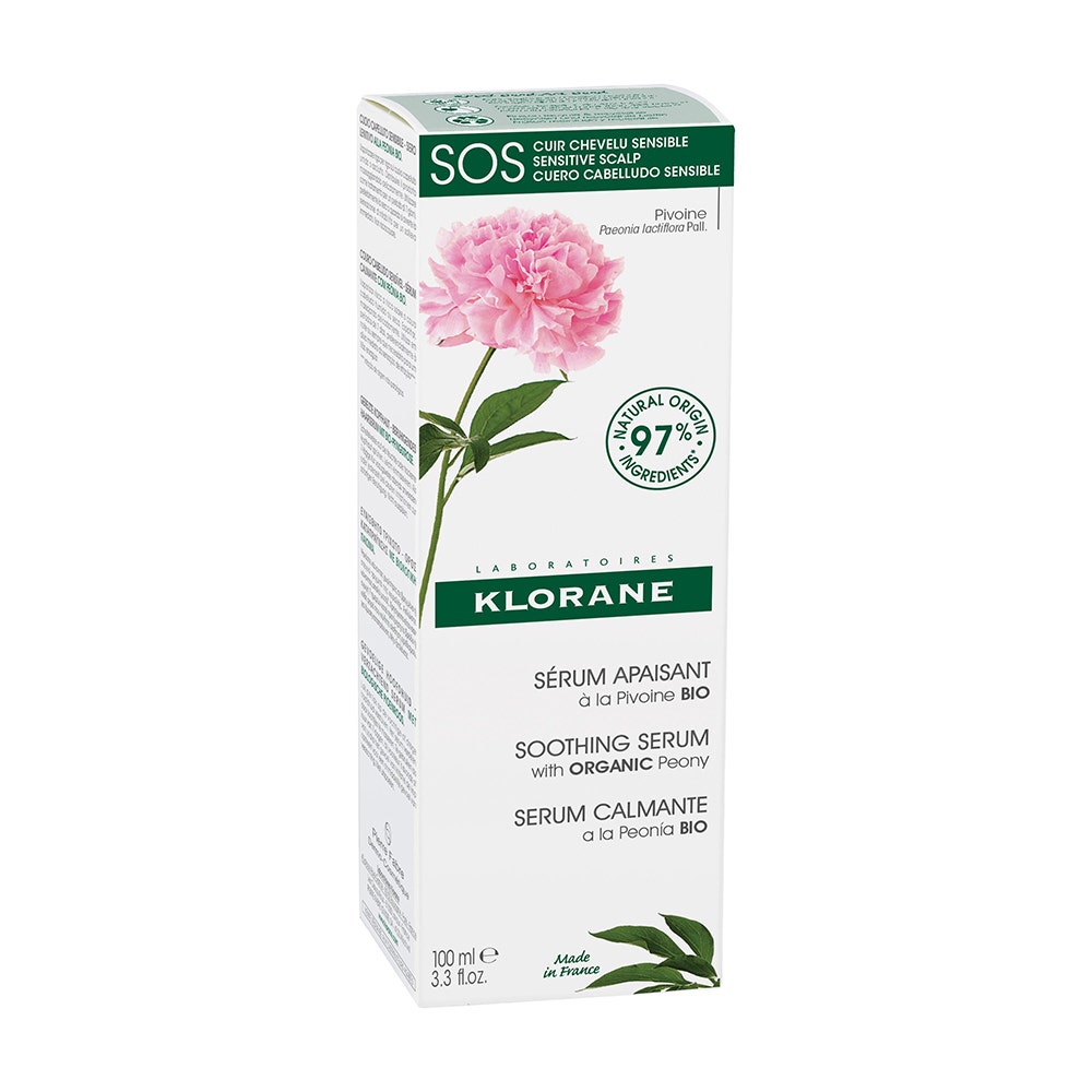 Klorane Organic SOS Soothing Serum Spray for Sensitive Scalp 100ml (3.38fl oz)