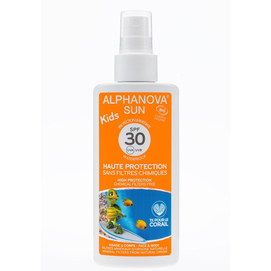 Alphanova Sun Kids SPF 30 125 g (4,40 oz) - Haute protection solaire pour enfants 