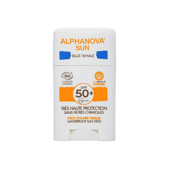 Alphanova Organic SPF50+ Blue Whale Protector solar facial 12g