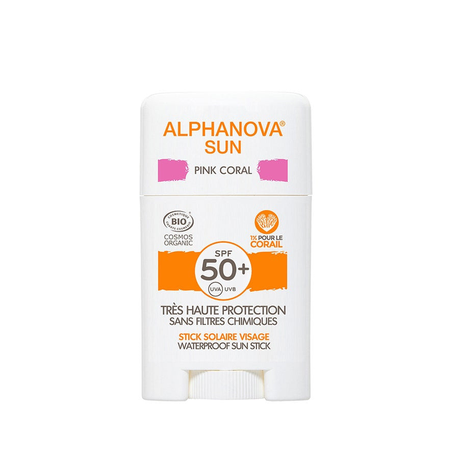 Alphanova Organic Pink Coral SPF50 + Facial Sunstick 12g (0,42oz)