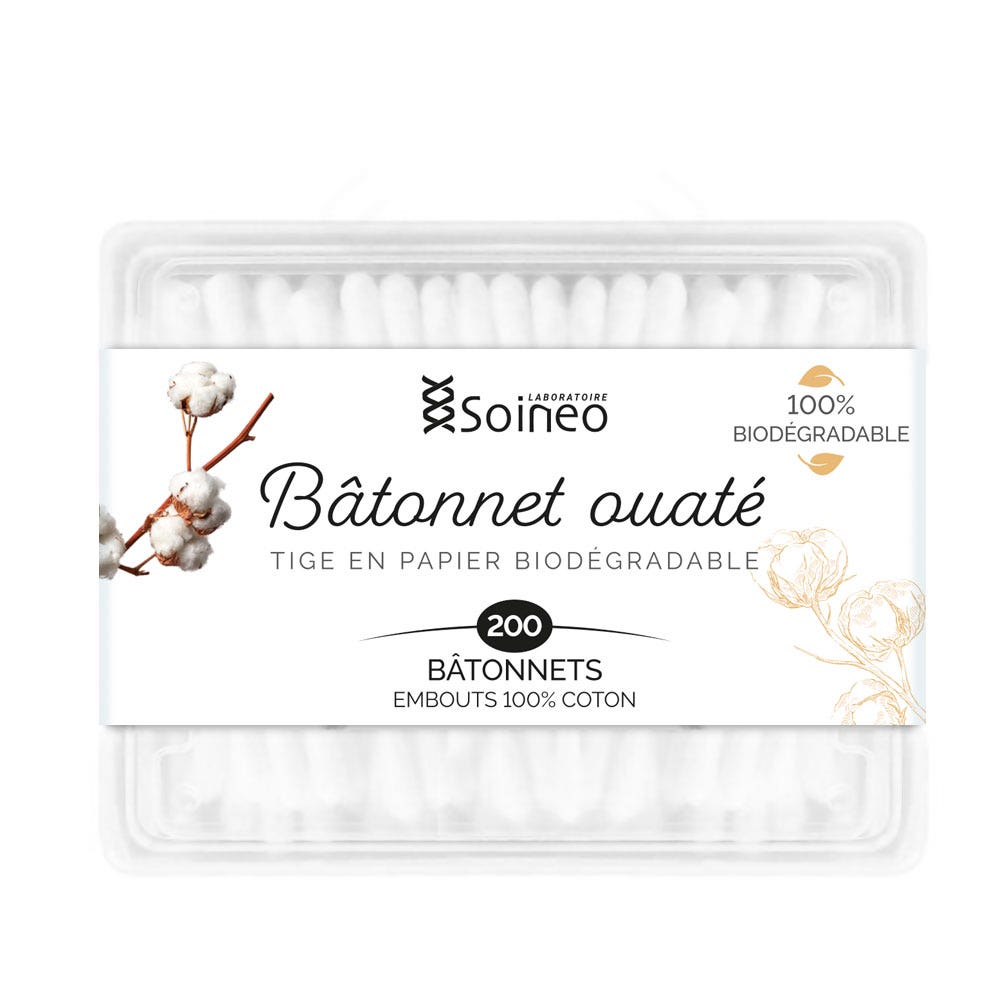 Soineo Cotton buds Wadded sticks x200