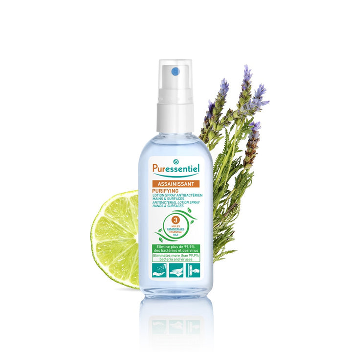 Puressentiel Sanitizing Antibacterial Spray For Hands And Surfaces Puressentiel 80ml (2.71fl oz)